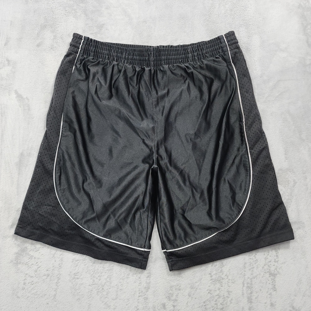 Foot Locker Shorts Mens XL Black Mesh Basketball Sport Athletic Gym Athleisure